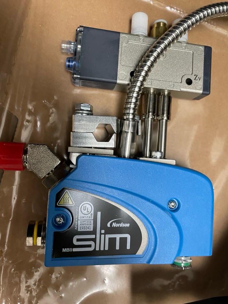 Nordson 1131025 Mini Blue ll Slim Module Hot Melt Glue Gun OEM New Unopened Box