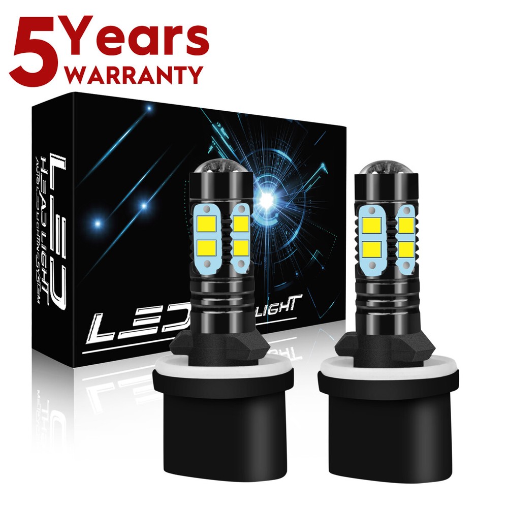 2 880 6000K LED bulbs for XUV 625i 825i 825 S4 855D 855D S4 Deere Gator;AM144882