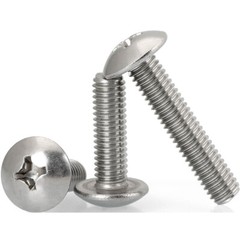 M5 – 0.8 Stainless Steel Phillips Truss Head Machine Screws Cross Recessed Bolts