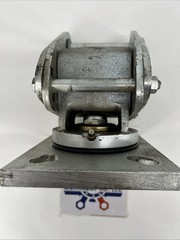 Larcaster Caster Wheel Assembly LC8651, 5×7 in Slotted Plate, Zerk Axle, L2012