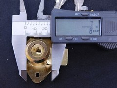 DESK OFFICE DRAWER CABINET LOCK BRASS 7/8″DIA x7/8″L Cylinder Keyed Different HN