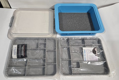 Zirc Dental Procedure Tub Complete Vibrant Blue / Gray 12.75″ X 11-3/16″ X 4″