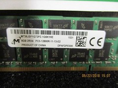 MT36JSF1G72PZ-1G6K1HE Micron Tech 8GB 240p PC3-12800 CL11 36c 512×4 Clean Pull!