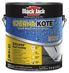 Black Jack 5576-1-20 Silicone Roof Coating, White, 1-Gallon – Quantity 1