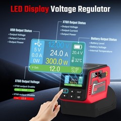 300W Portable DC Power Adjustable Compatible With Milwaukee 18V Battery USB DIY