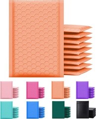 SuperPackage® 250 #0 6 X 9 Poly Bubble Mailers Padded Envelopes-Orange