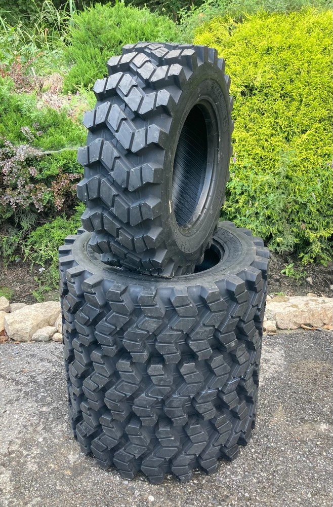 4-NEW HD 10-16.5 Skid Steer Tires for Bobcat & more-10X16.5-Forerunner SKS9-12PR