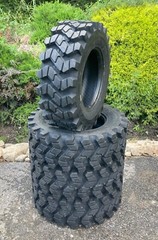 4-NEW HD 10-16.5 Skid Steer Tires for Bobcat & more-10X16.5-Forerunner SKS9-12PR