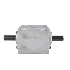40 HP Right Angle Bevel Gearbox 3 Keyed Shafts 1:1 Ratio CW to CW CCW 1800 RPM