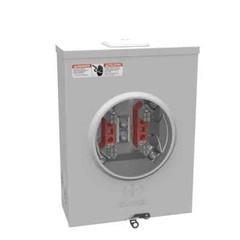 Milbank 200A Single Position Meter Socket Ringless No Bypass 4 Term OH UG 600V