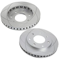 Front Slotted 330mm High Performance Brake Rotors Pads Set 4WD SUV 54110-D1083