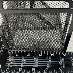 Rolodex Black Wire Mesh Multipurpose Desk Organizer 4 Compartment Contemporary