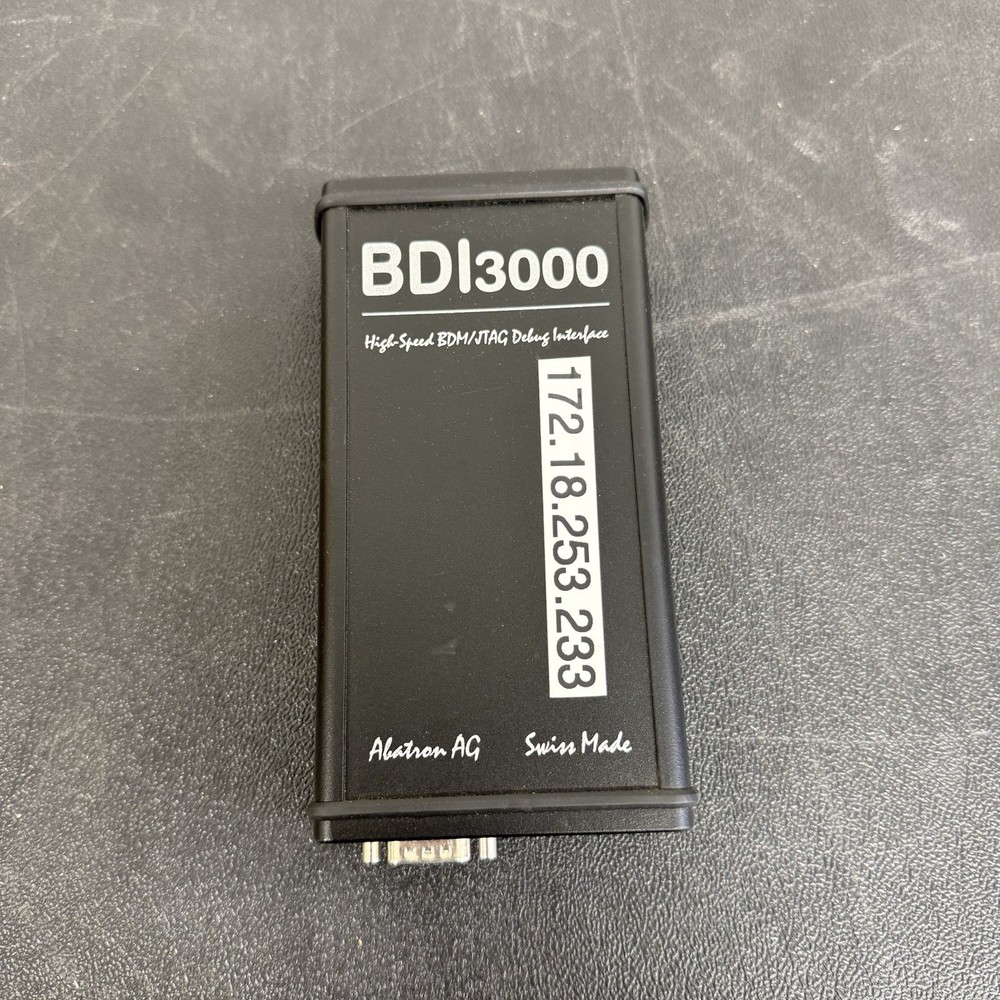 Abatron BDI3000 JTAG BDM Debug Interface Ethernet RS232 Power Supply Tested
