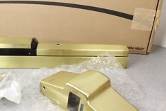 NEW OPEN BOX Yale Commercial 3′ Rim Exit Device 7100F 36″ 606 Satin Brass