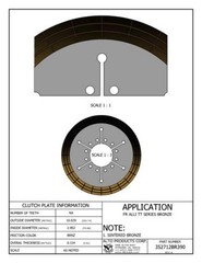 Friction Clutch ALLISON 23010871 Replaced by Alto # 352712BR390