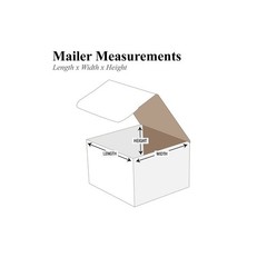 Shipping Boxes Small 6L x 6W x 6H, 50-Pack | Corrugated Cardboard Box for Packin