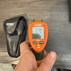 Extech 42512 IR Infrared Thermometer -58 to 1832°F Digital Temp Gun