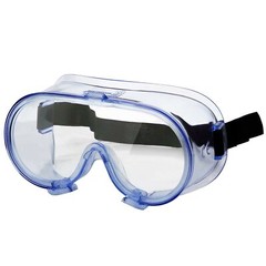 Full Sealed Safety Goggles Over Glasses Anti Fog Clear Lens Lab Eye Protective