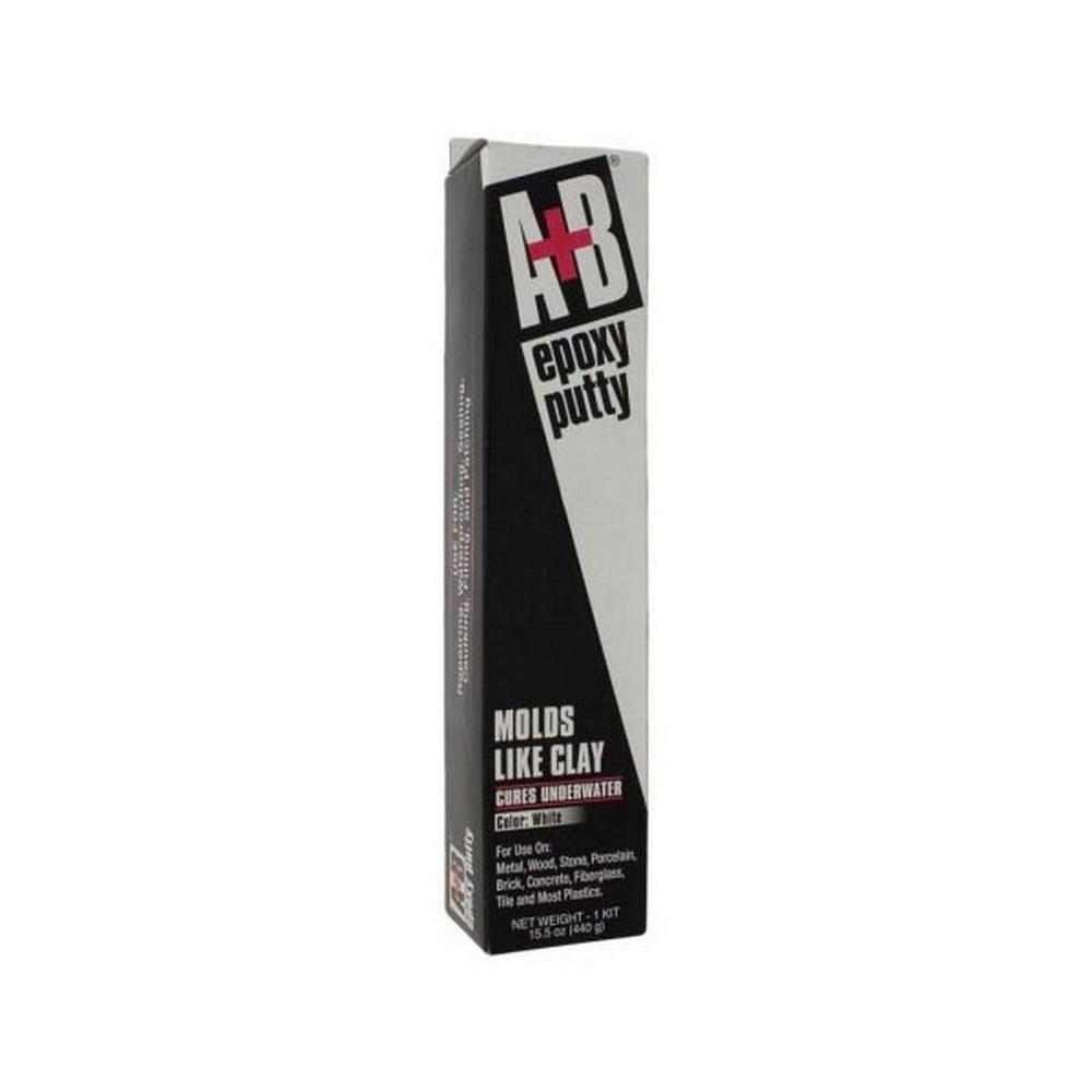 A+B Epoxy 9904K White Rezolin Kit, 14 oz. Container 1-(Pack), Black