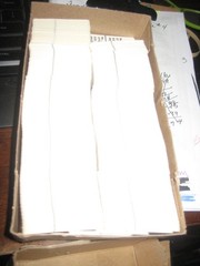 900+ Uline White Garment Merchandise Price style size perforated Tags