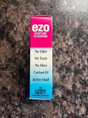 EZO Dental Cushions NEW in box 15 count Lower Heavy Vacuum grip 20 units to sell
