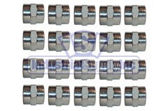 Pipe Coupler | 1/4″ Female NPT x 1/4″ Female NPT | 5000-04-04 | 20 Pack