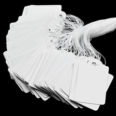 220 Pack White Price Tags with String Attached Marking Price Tags Price Labels D