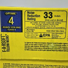 3M E-A-Rsoft Yellow Neons Disposable Foam Earplugs (200 Pairs) Uncorded 3121250