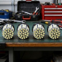 4x 3157 3057 3357 LED Bulbs 64 SMD 50,000 Hours 6000K White for Reverse Lights