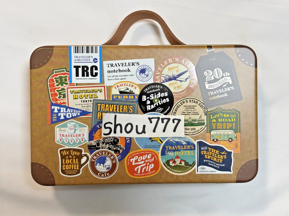 Traveler’s Notebook 20th Anniversary Customization Set Authentic in hand