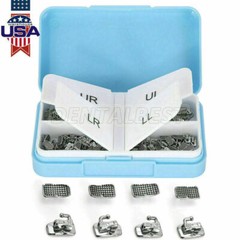 200pcs AZDENT Dental Orthodontic Sgl Buccal Tube Roth.022 1st Molar Non-Conv
