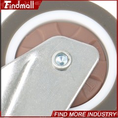Findmall 4 PCS 2″ U-Bracket Shaped Caster Wheels (2 With Brake & 2 Without)