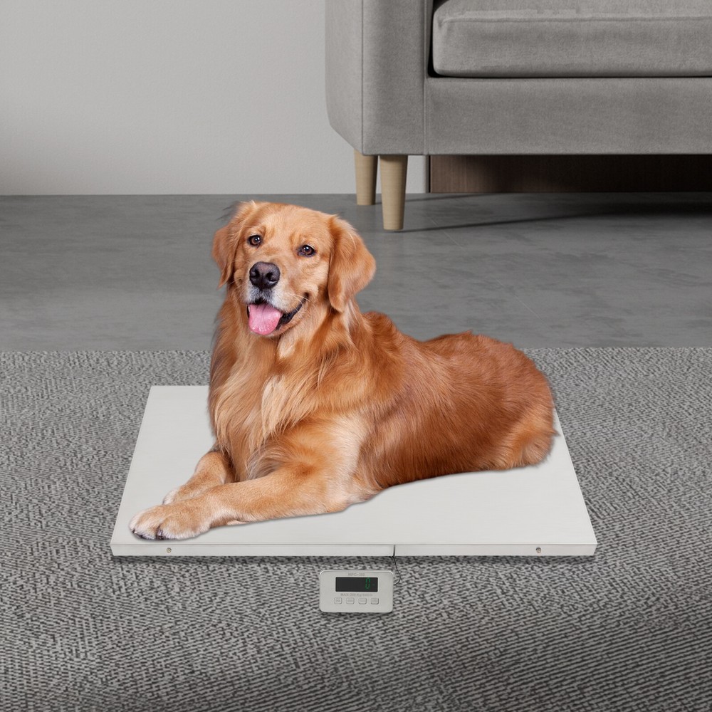 660LBS Shipping Weight Scale HD LED Display Scale Pet Floor Scale Parcel Scale