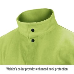 Revco Black Stallion 9oz Lime FR Cotton Welding Jacket (3X-Large) (FL9-30C)