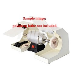 Dental Lab Polishing Lathe Metal Cover Suction Hood with Transparent Dust Cover