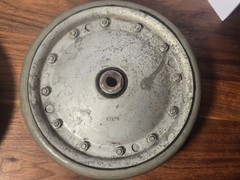 Vintage Colson Quiet Wheel M10 10” Industrial Caster Wheel Elyria Ohio USA