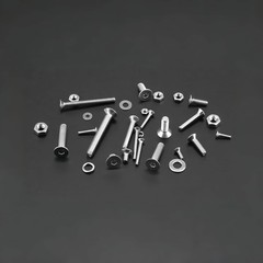 WZHUIDA 630 Pcs M3 Screws Assortment Kit, 630Pcs, Sliver
