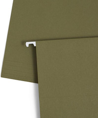 Blue Summit Supplies Hanging File Folders, 75 Pack, Reinforced Hanging Folders L