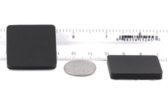 1.5″ Square Silicone Rubber Pads 3/16″ Thick 3M Adhesive Equipment Feet