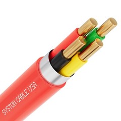 Syston 18/4 Fire Alarm Cable Wire Copper Shielded FPLR – 50/100/250/500/1000 ft