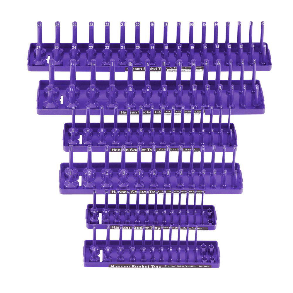 Hansen Global 1/4 Inch, 3/8 Inch, and 1/2 Inch Standard and Metric 2 Row Regul