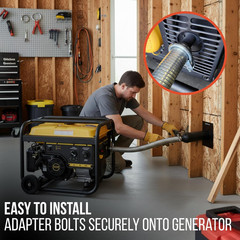 Portable Generator Exhaust Extension Silencer Kit | Exhaust Extension System | 3