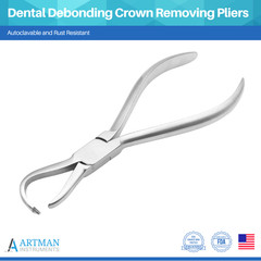 Artman Instruments Dental Debonding Crown Removing Pliers