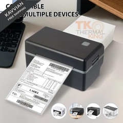 TK Thermal King, 4″ x 6″ 1 Stack Fanfold Direct 500 Labels, White
