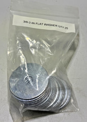 Fender Washers 3/8 x 2 Zinc Plated Steel Pack of 25 #014973454869