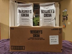 Hershey’s 100% Cocoa Powder American Process 5lb Bag Bulk Baking Best By 07/2026