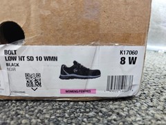 Hytest K17060 Women’s Bolt NT SD Women’s Safety Shoes Black Size 8 W