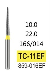 100 PCS High Quality Yellow Extra Fine Grit Diamond Burs for Dental Handpiece