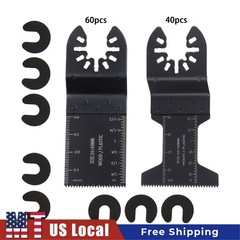 100Pack Oscillating Saw Blades Universal Quick Release Multi Tool Blades Kits