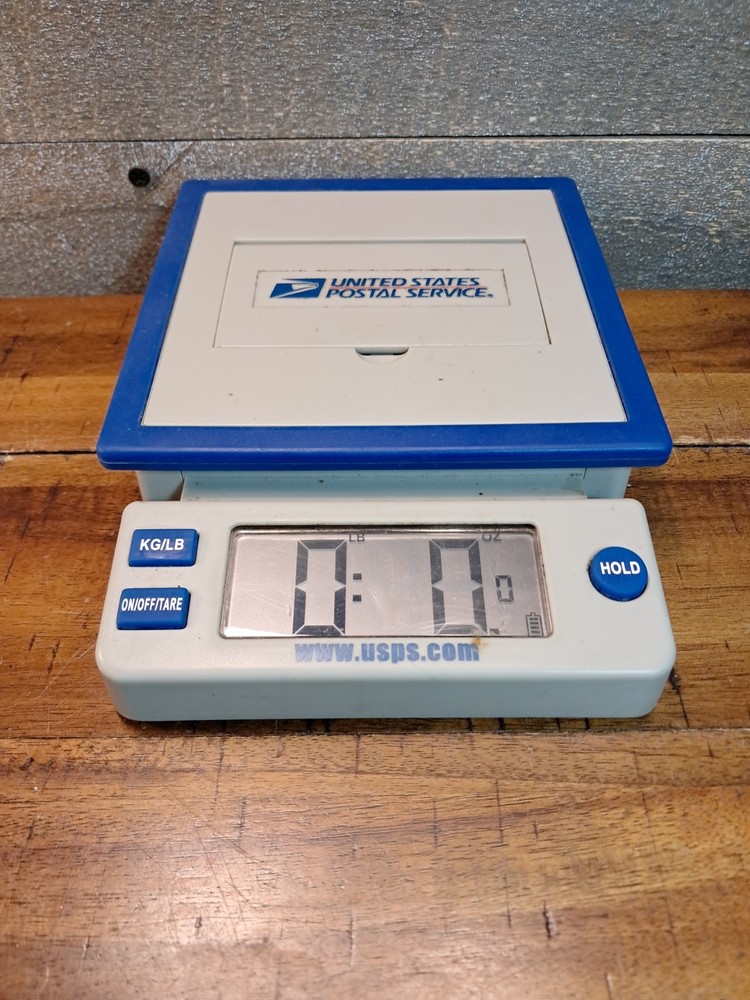 USPS United States Postal Service 5LB Digital Table Top Scale Tested Works Good